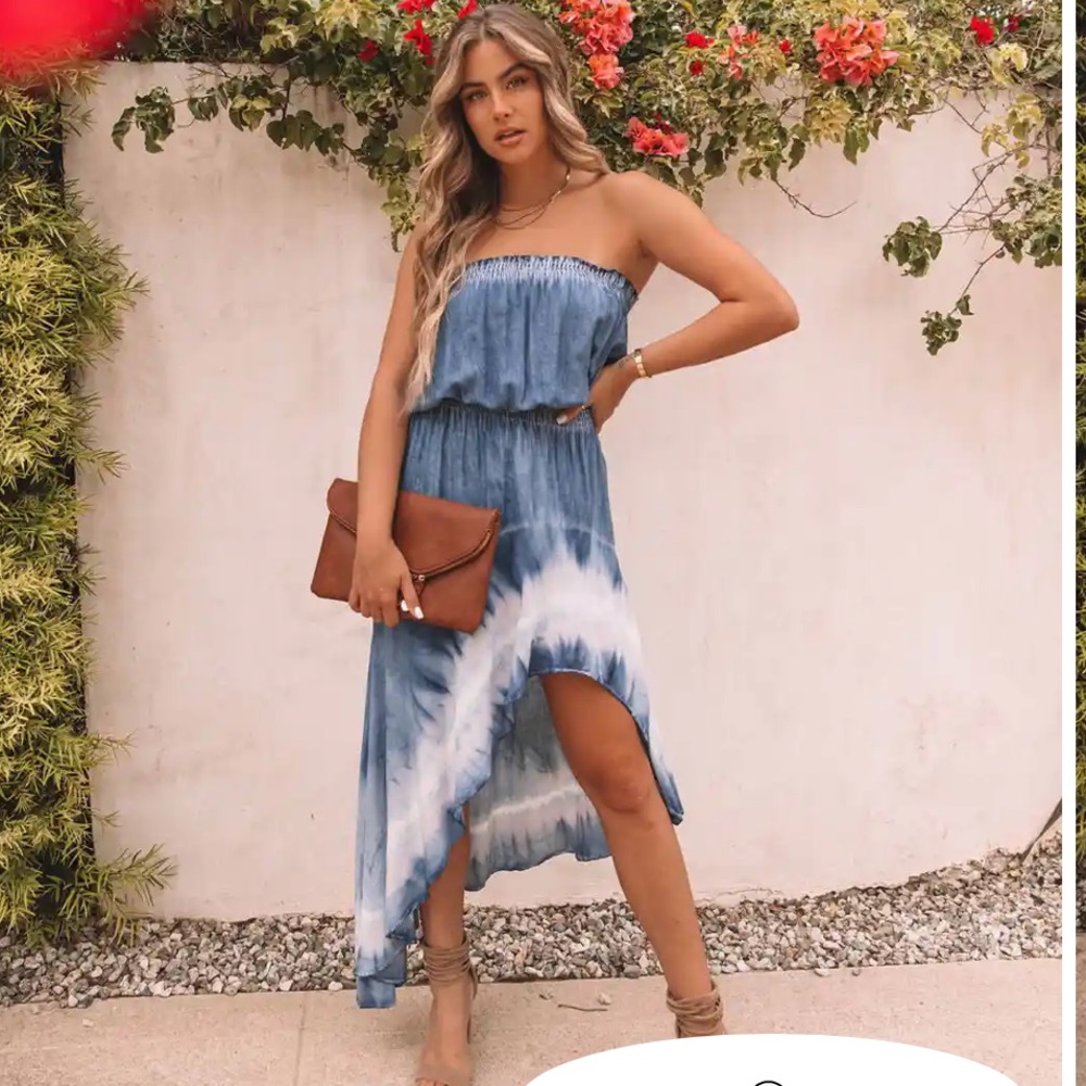 Vici Strapless  Summer Dress